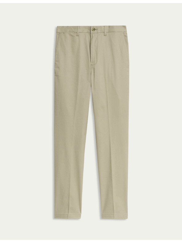 Marks & Spencer Keprové chino kalhoty Heritage normálního střihu Marks & Spencer béžová