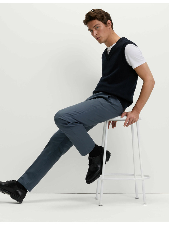 Marks & Spencer Keprové chino kalhoty Heritage normálního střihu Marks & Spencer šedá