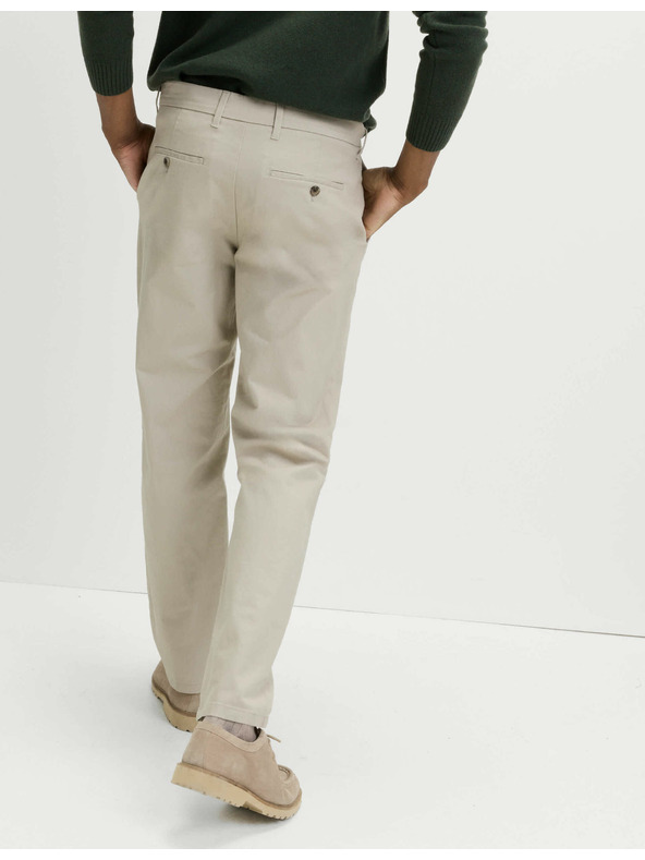 Marks & Spencer Strečové chino kalhoty normálního střihu Marks & Spencer béžová