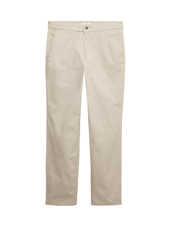 Marks & Spencer Strečové chino kalhoty normálního střihu Marks & Spencer béžová