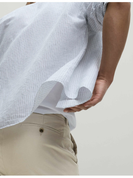 Marks & Spencer Chino kalhoty přiléhavého střihu se strečem Marks & Spencer béžová