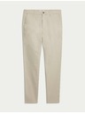 Marks & Spencer Chino kalhoty přiléhavého střihu se strečem Marks & Spencer béžová
