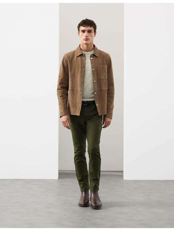 Marks & Spencer Strečové džíny úzkého střihu s 360 pružností Marks & Spencer zelená