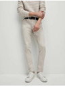 Marks & Spencer Strečové džíny úzkého střihu s 360 pružností Marks & Spencer béžová