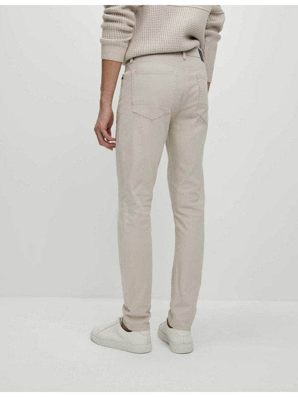 Marks & Spencer Strečové džíny úzkého střihu s 360 pružností Marks & Spencer béžová