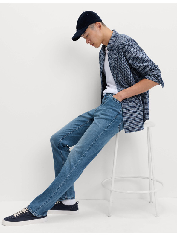 Marks & Spencer Strečové džíny rovného střihu Marks & Spencer modrá