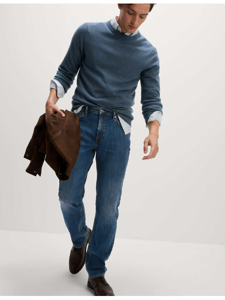 Marks & Spencer Strečové džíny rovného střihu Marks & Spencer námořnická modrá