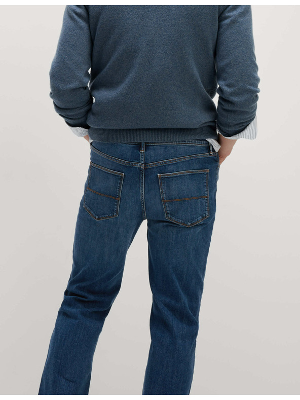 Marks & Spencer Strečové džíny rovného střihu Marks & Spencer námořnická modrá