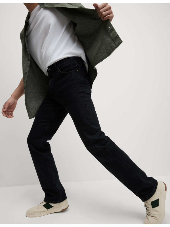 Marks & Spencer Volné džíny rovného střihu Authentic Marks & Spencer černá