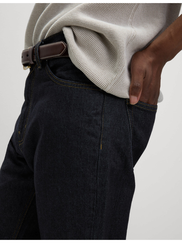 Marks & Spencer Volné džíny rovného střihu Authentic Marks & Spencer námořnická modrá