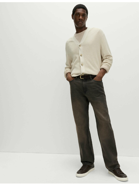 Marks & Spencer Volné džíny rovného střihu Authentic Marks & Spencer hnědá