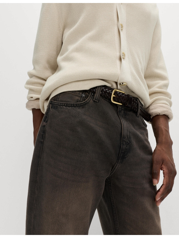 Marks & Spencer Volné džíny rovného střihu Authentic Marks & Spencer hnědá