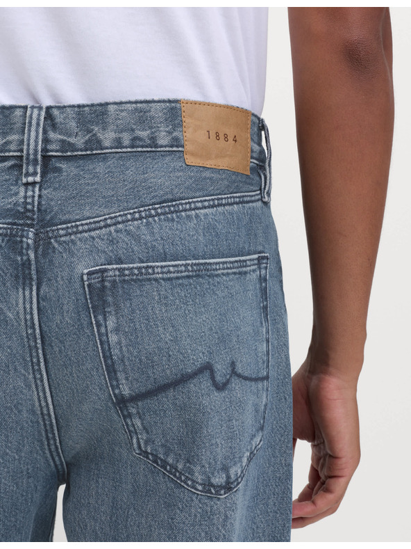 Marks & Spencer Authentic volné pevné džíny Marks & Spencer modrá