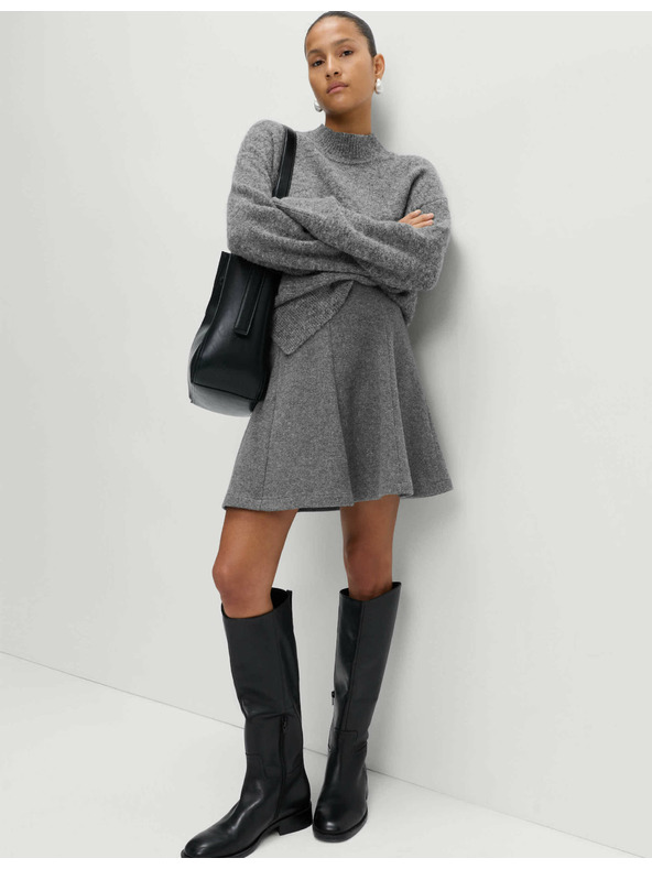 Marks & Spencer Minisukně s detaily žerzejových švů Marks & Spencer šedá