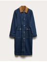 Marks & Spencer Džínový podlouhlý kabát Marks & Spencer námořnická modrá