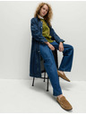 Marks & Spencer Džínový podlouhlý kabát Marks & Spencer námořnická modrá