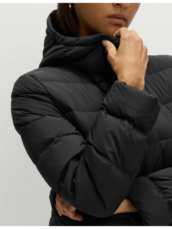 Marks & Spencer Povlak na přikrývku z peří a prachového peří s kapucí Marks & Spencer černá