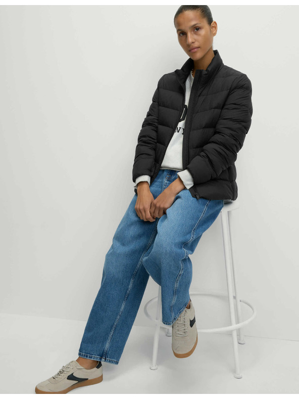 Marks & Spencer Prošívaná sbalitelná bunda s peřím a prachovým peřím Marks & Spencer černá