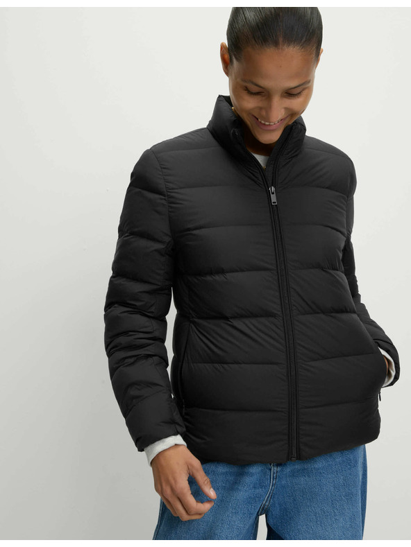 Marks & Spencer Prošívaná sbalitelná bunda s peřím a prachovým peřím Marks & Spencer černá