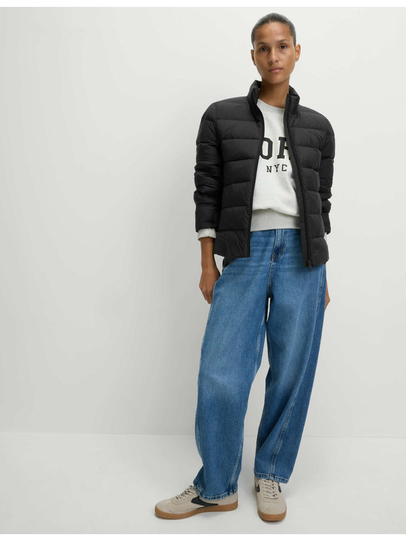 Marks & Spencer Prošívaná sbalitelná bunda s peřím a prachovým peřím Marks & Spencer černá