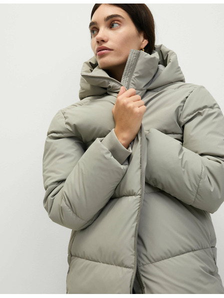 Marks & Spencer Pogumovaný prošívaný kabát s technologií Thermowarmth™ a vycpávkou Marks & Spencer béžová