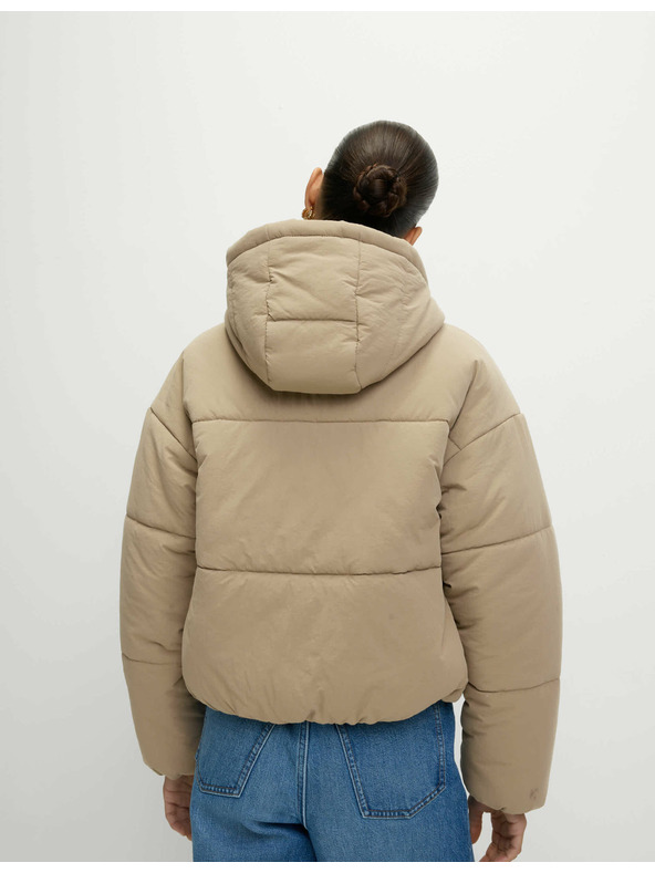 Marks & Spencer Prošívaná bunda s kapucí s technologií Thermowarmth™ Marks & Spencer hnědá