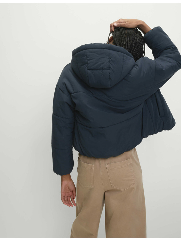 Marks & Spencer Prošívaná bunda s kapucí s technologií Thermowarmth™ Marks & Spencer námořnická modrá