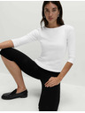 Marks & Spencer Top úzkého střihu, z čisté bavlny Marks & Spencer bílá