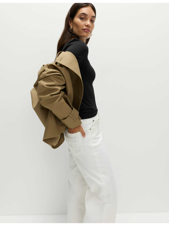 Marks & Spencer Top s dlouhými rukávy těsného střihu Marks & Spencer černá