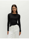 Marks & Spencer Top s dlouhými rukávy těsného střihu Marks & Spencer černá