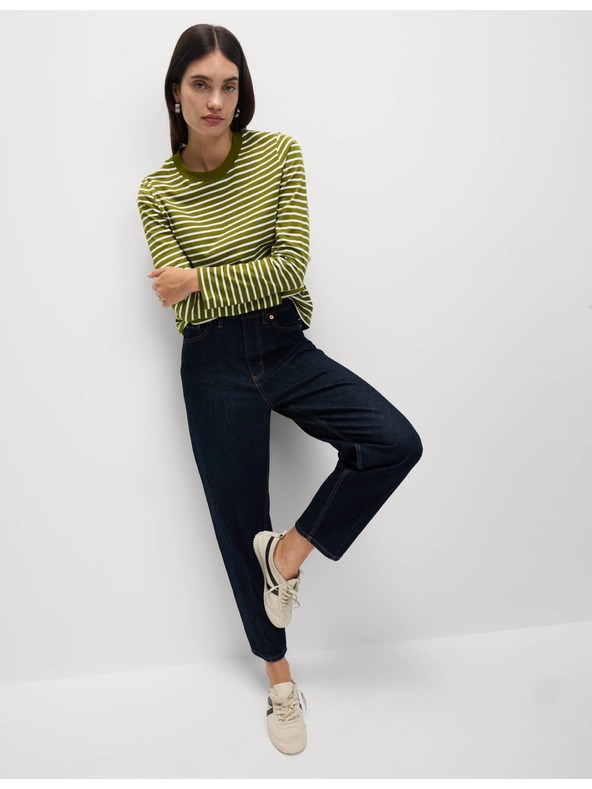 Marks & Spencer Top z čisté bavlny pro každodenní nošení Marks & Spencer zelená