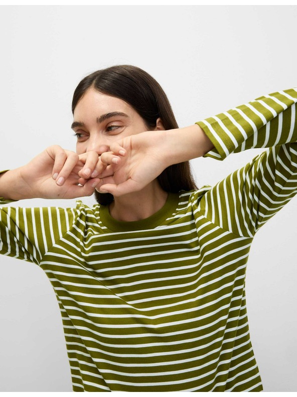 Marks & Spencer Top z čisté bavlny pro každodenní nošení Marks & Spencer zelená