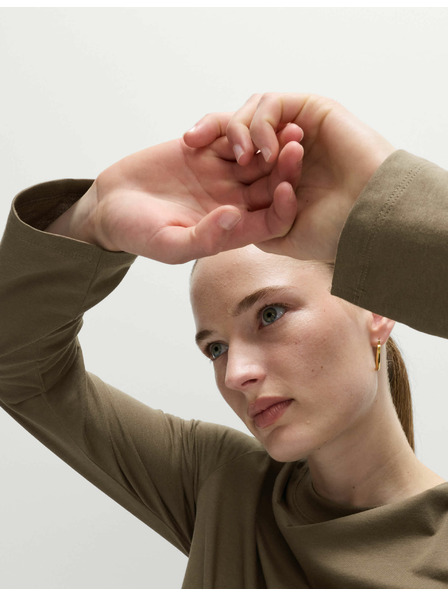 Marks & Spencer Top z čisté bavlny pro každodenní nošení Marks & Spencer zelená