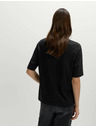 Marks & Spencer Zdobené tričko Lucky z čisté bavlny Marks & Spencer černá