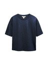 Marks & Spencer Metalické třpytivé tričko Marks & Spencer námořnická modrá