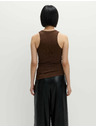 Marks & Spencer Třpytivé tílko, s vysokým podílem bavlny Marks & Spencer hnědá