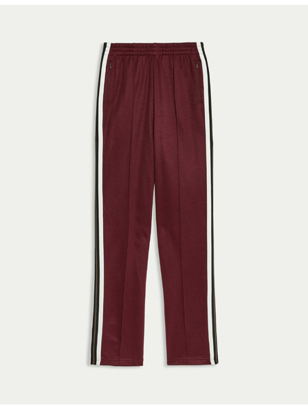 Marks & Spencer Tepláky Retro s proužky na stranách a s vysokým podílem bavlny Marks & Spencer červená