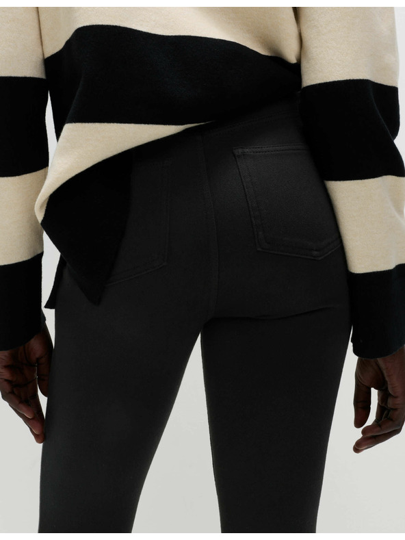 Marks & Spencer Džegíny s vysokým pasem Marks & Spencer černá