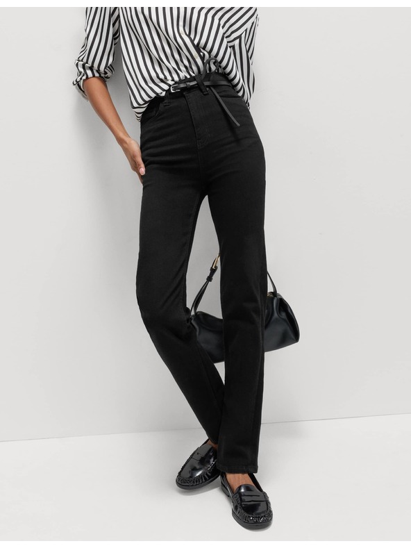 Marks & Spencer Džíny Sienna Supersoft s vysokým pasem Marks & Spencer černá