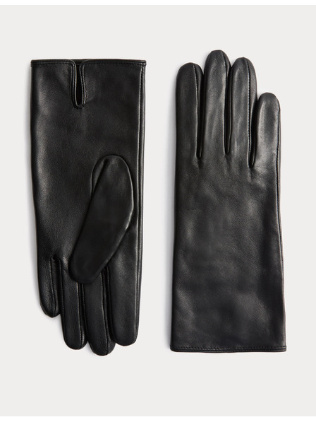 Marks & Spencer Kožené rukavice Marks & Spencer černá