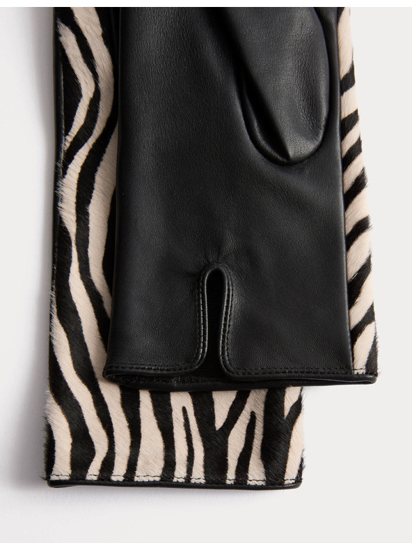 Marks & Spencer Kožené rukavice Marks & Spencer černá