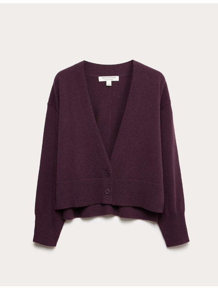 Marks & Spencer Kardigan z čistého kašmíru s výstřihem do V Marks & Spencer fialová