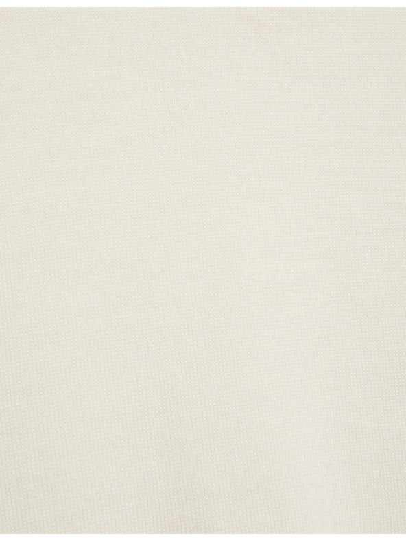 Marks & Spencer Svetr s rolákovým límcem ze 100% vlny Merino Marks & Spencer smetanová