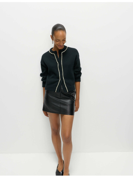 Marks & Spencer Kardigan s kulatým výstřihem a drahokamy Marks & Spencer námořnická modrá