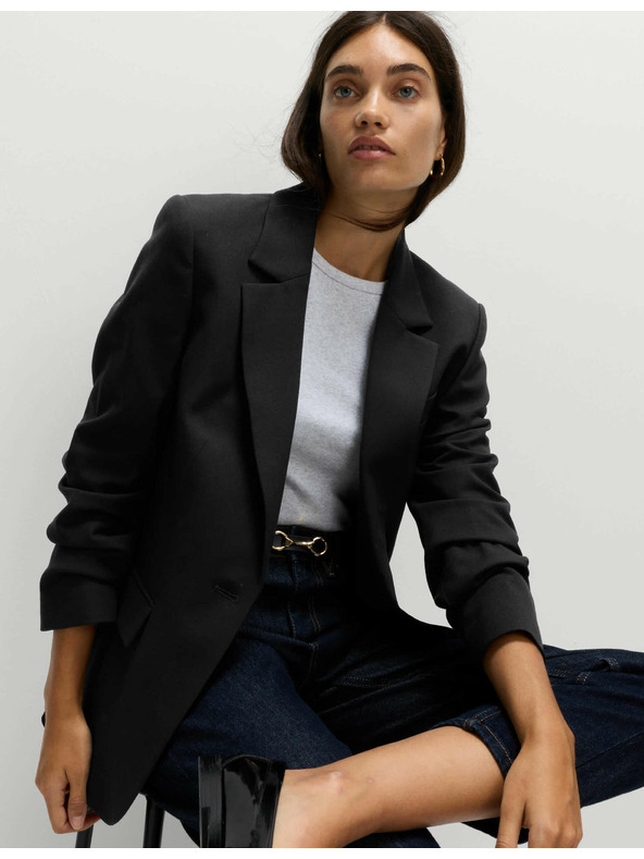 Marks & Spencer Jednořadový blejzr Marks & Spencer černá