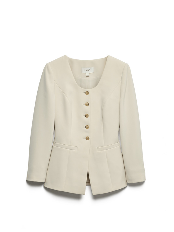 Marks & Spencer Zkrácená bunda Marks & Spencer smetanová