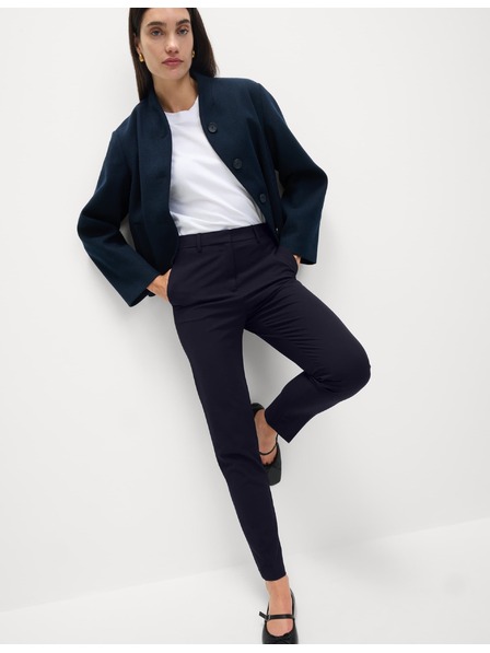 Marks & Spencer Kalhoty ke kotníkům se strečem, úzký střih Marks & Spencer námořnická modrá