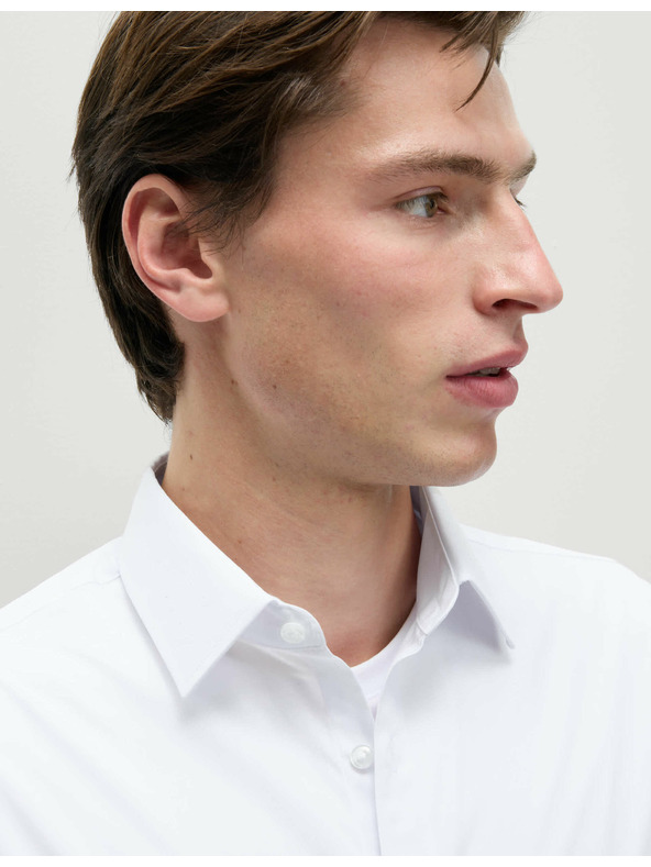 Marks & Spencer Košile úzkého střihu s dlouhým rukávem, 3 kusy v balení Marks & Spencer bílá