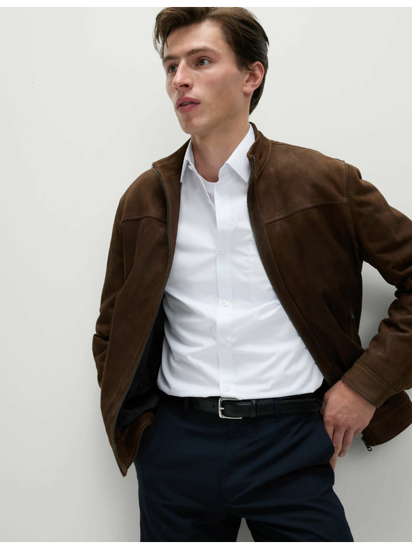 Marks & Spencer Košile úzkého střihu s dlouhým rukávem, 3 kusy v balení Marks & Spencer bílá