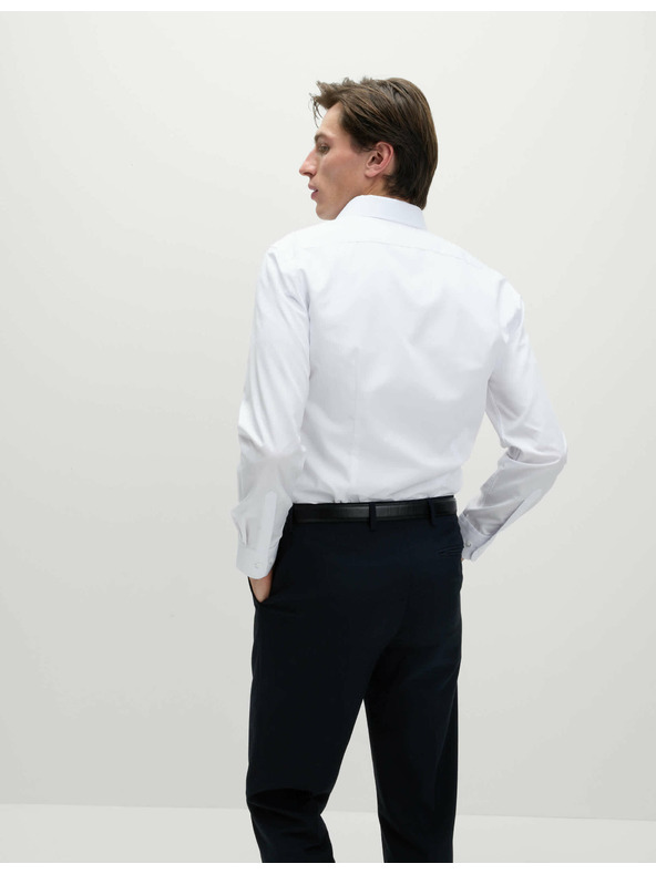 Marks & Spencer Košile úzkého střihu s dlouhým rukávem, 3 kusy v balení Marks & Spencer bílá